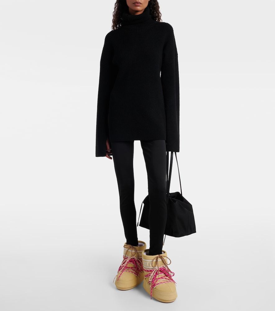 Schneestiefel Icon Low aus Veloursleder - Moon Boot - Modalova