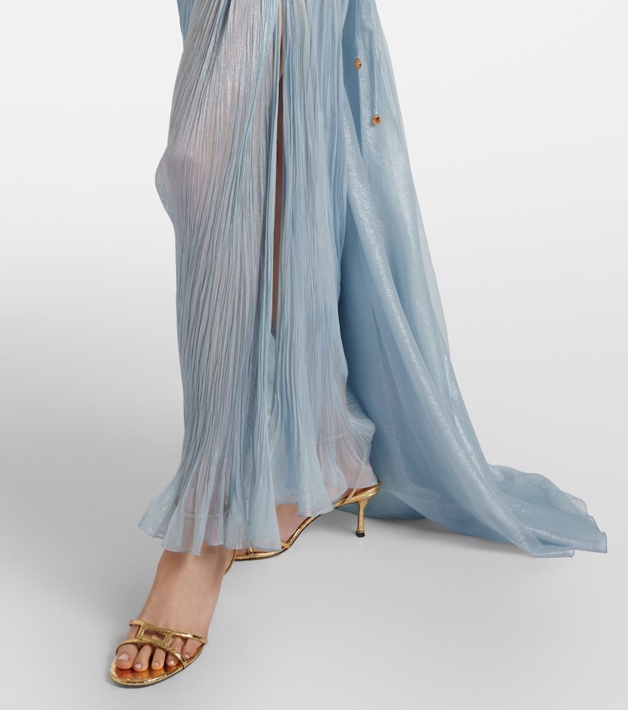 One-Shoulder-Robe Florencia aus Seide - Maria Lucia Hohan - Modalova
