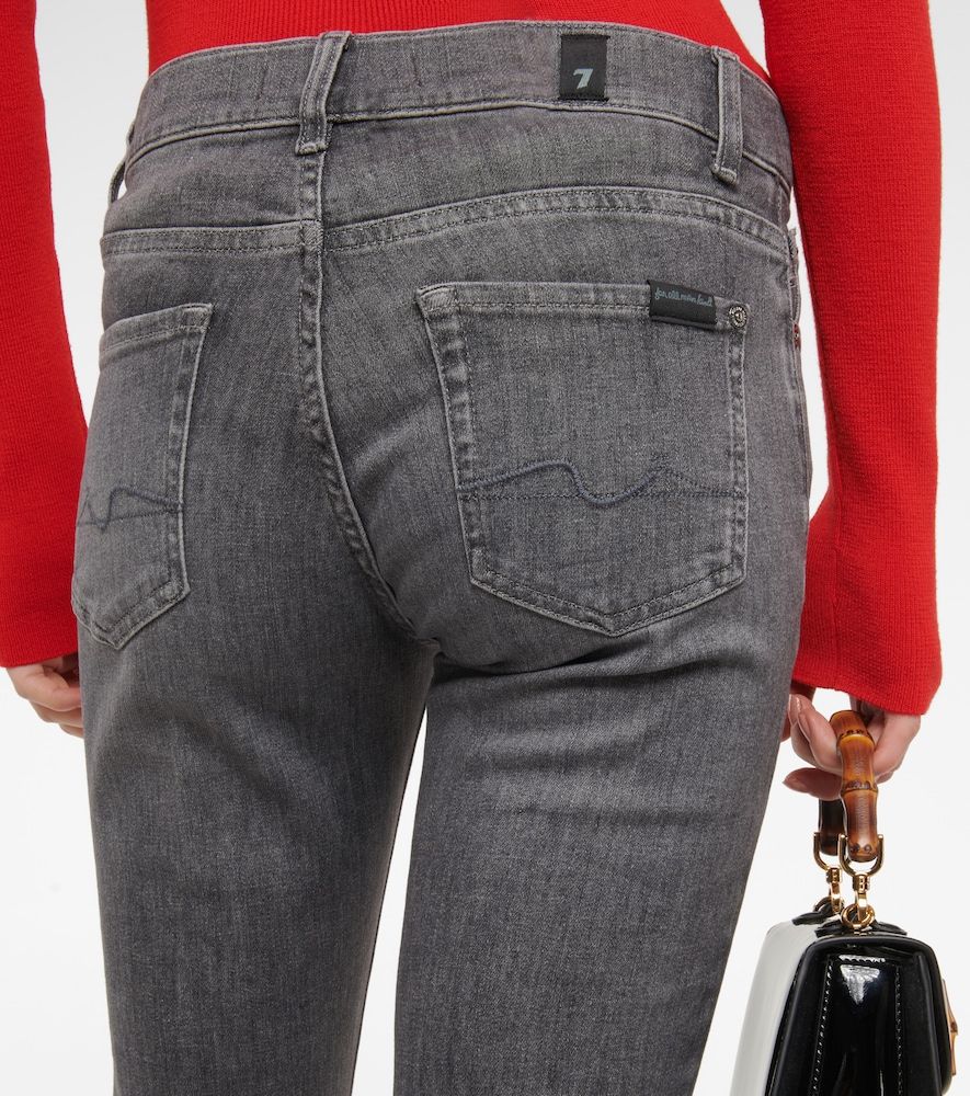 Mid-Rise Flared Jeans - 7 For All Mankind - Modalova