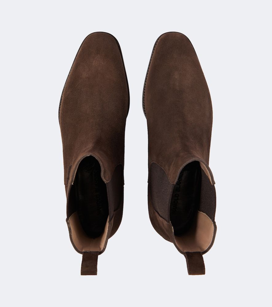 Chelsea Boots Delsa aus Veloursleder - Manolo Blahnik - Modalova