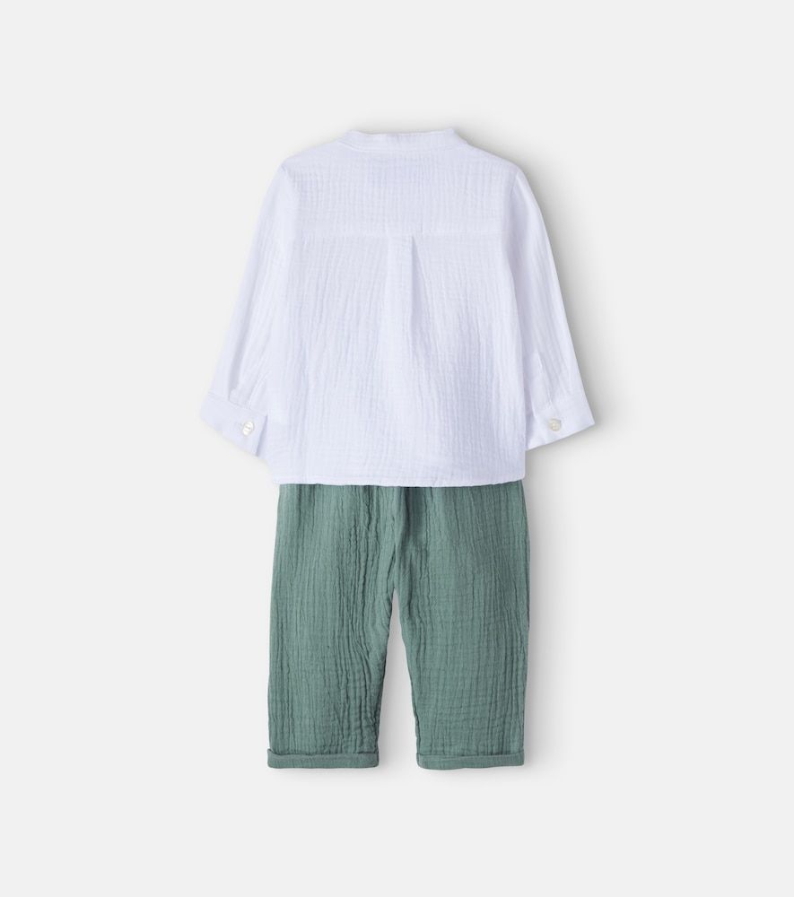 Bebé - set de camisa y pantalones de algodón - Tartine et Chocolat - Modalova