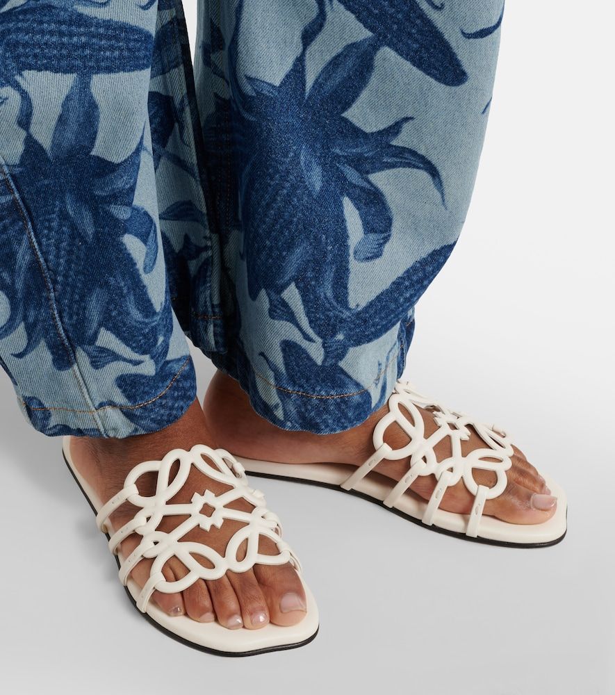 Sandalias Paula's Ibiza Petal de piel con anagrama - Loewe - Modalova