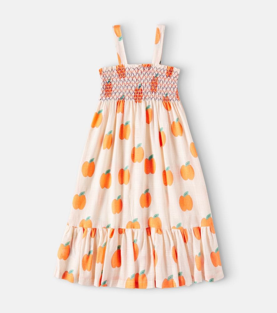 Vestido Apples de algodón fruncido - Tinycottons - Modalova