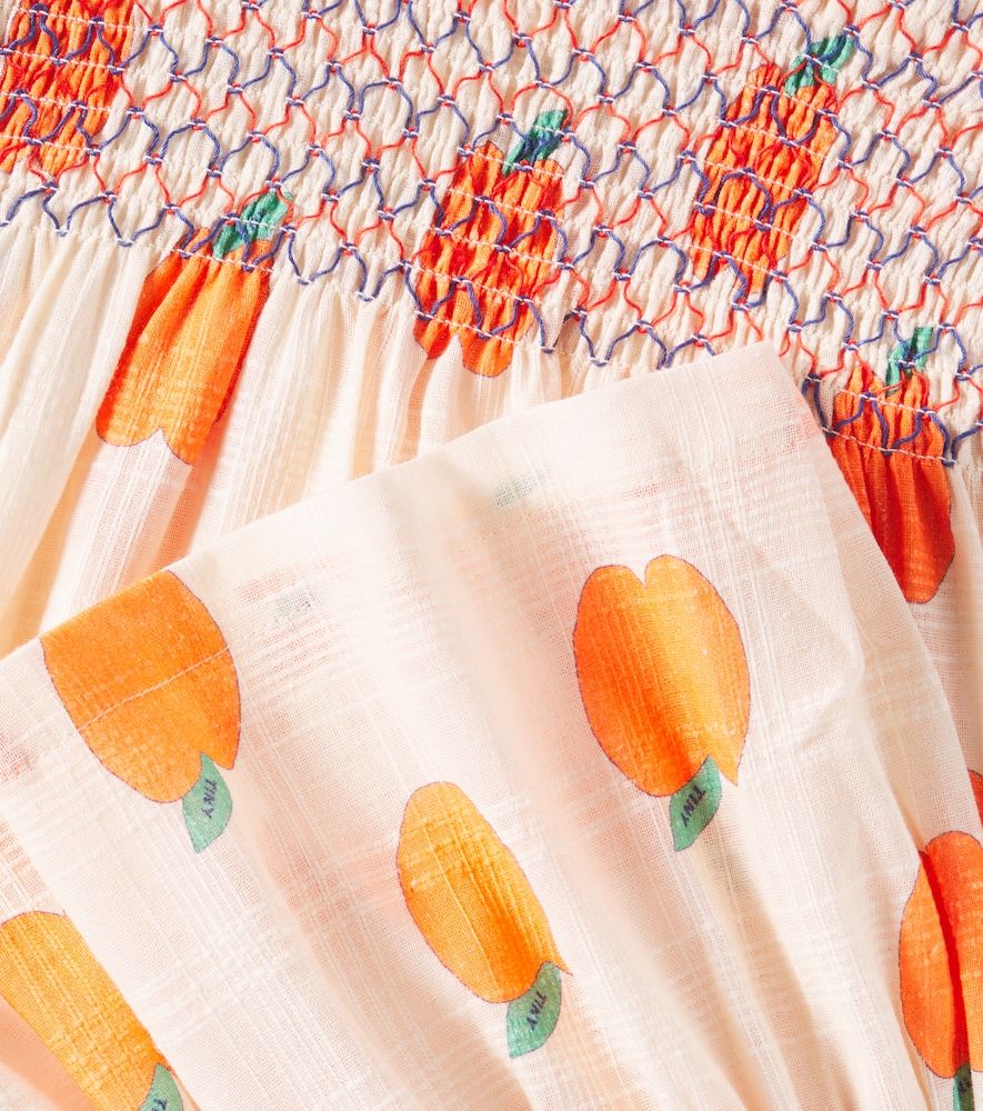 Vestido Apples de algodón fruncido - Tinycottons - Modalova