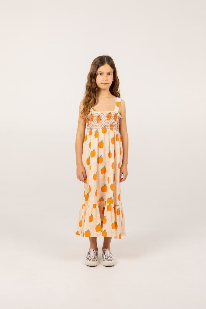 Vestido Apples de algodón fruncido - Tinycottons - Modalova