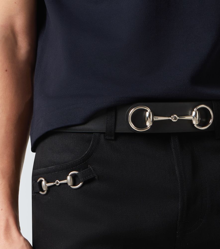 Gürtel Horsebit 1955 aus Leder - Gucci - Modalova