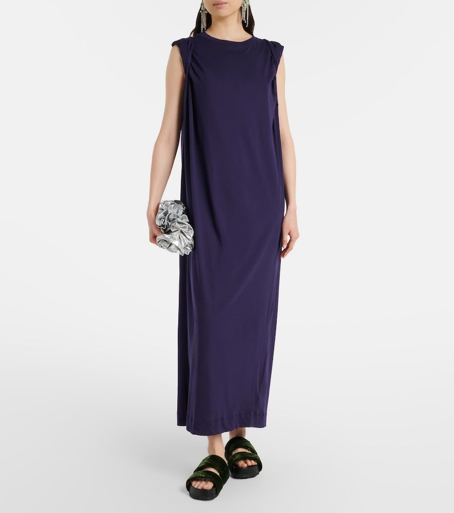 Vestido midi de algodón - Dries Van Noten - Modalova