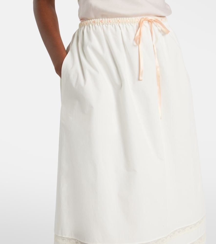 Posse Alma lace-trimmed midi skirt - Posse - Modalova