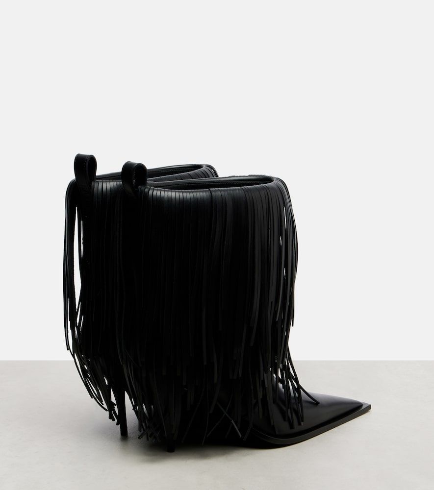 Ankle Boots Avenue Fringe aus Leder - Balenciaga - Modalova