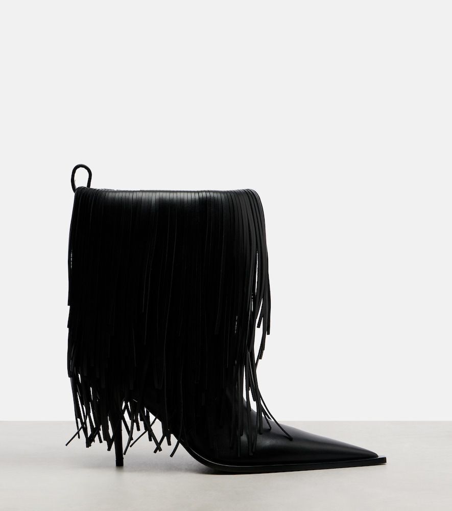 Ankle Boots Avenue Fringe aus Leder - Balenciaga - Modalova
