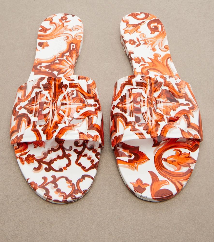 Sandalias Majolica con DG - Dolce&Gabbana - Modalova