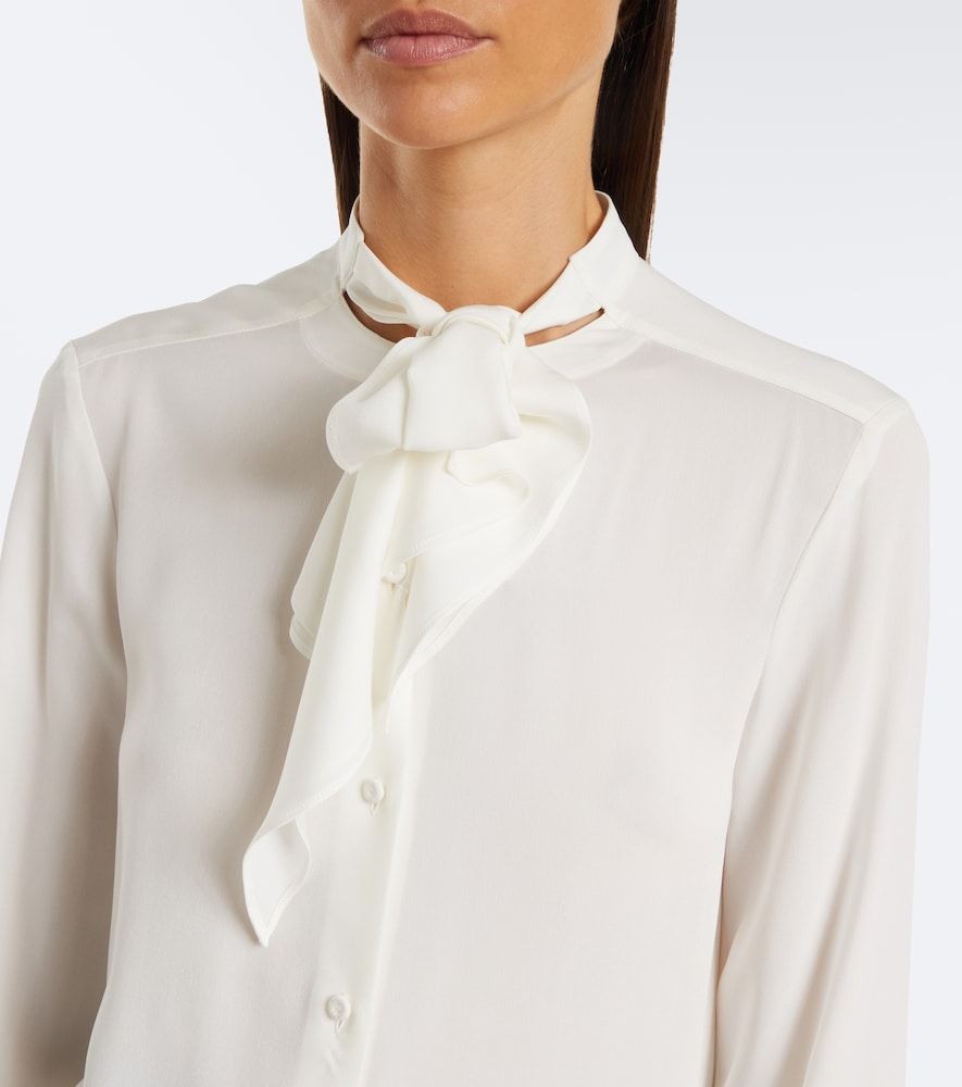 Max Mara Tie-neck silk blouse - Max Mara - Modalova