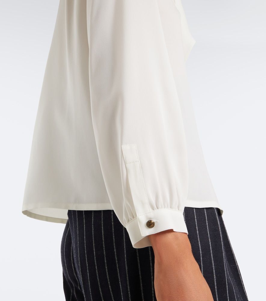 Max Mara Tie-neck silk blouse - Max Mara - Modalova
