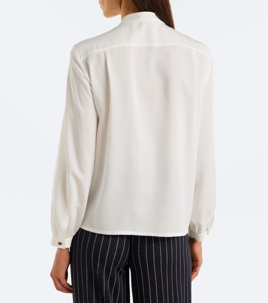 Max Mara Tie-neck silk blouse - Max Mara - Modalova