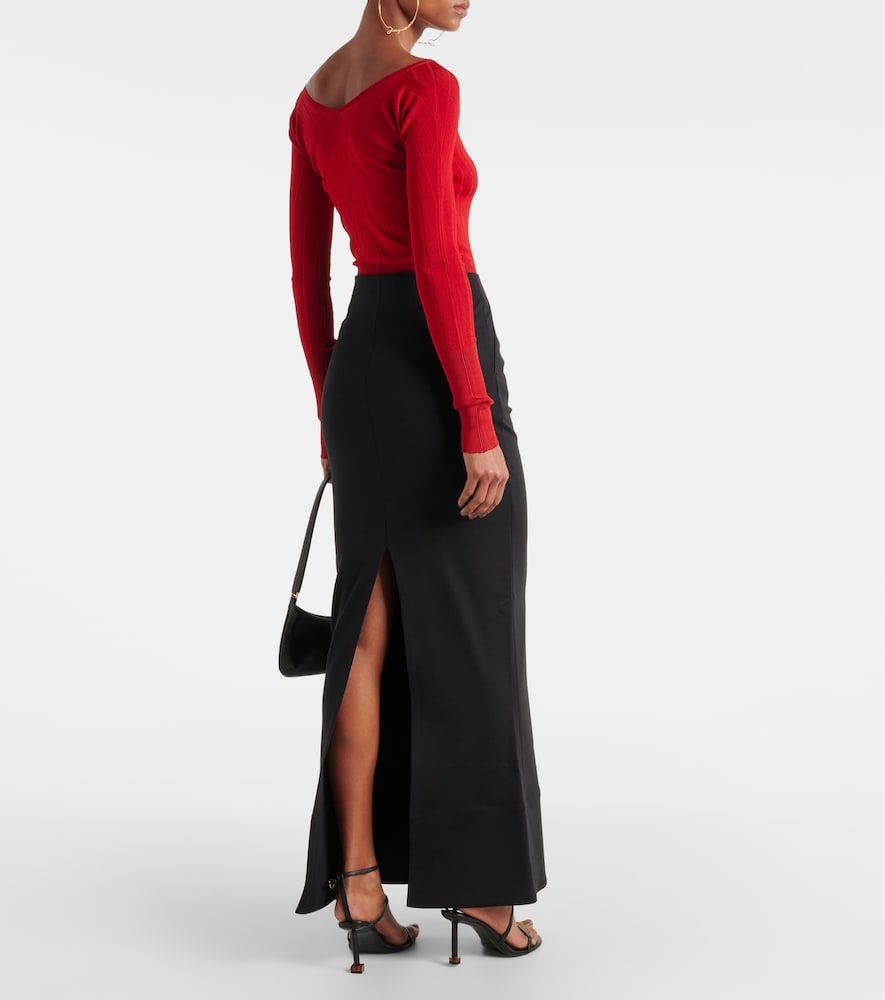 La jupe Escala knitted maxi skirt - Jacquemus - Modalova