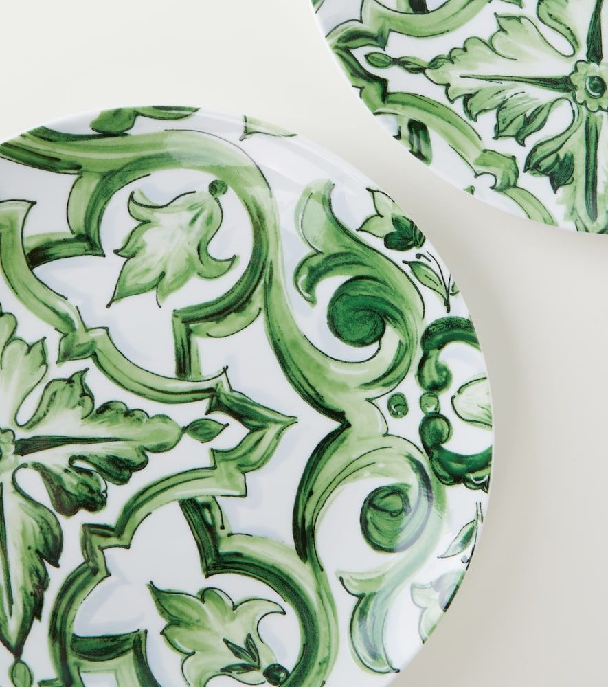 Set Majolica di 2 piatti piani - Dolce&Gabbana Casa - Modalova