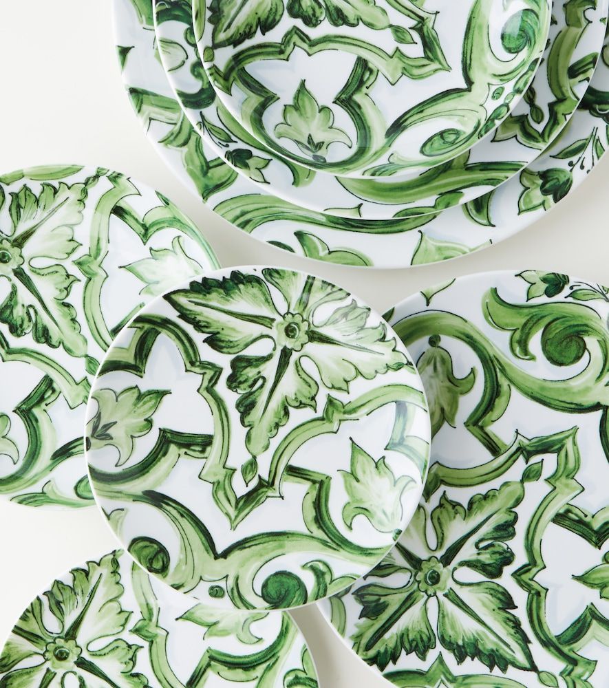 Set Majolica di 2 piatti piani - Dolce&Gabbana Casa - Modalova