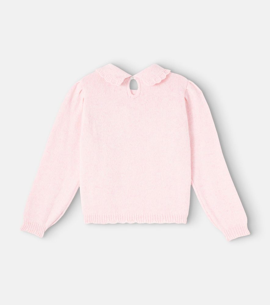 Jersey de pointelle Monna en mezcla de lana - Bebe Organic - Modalova