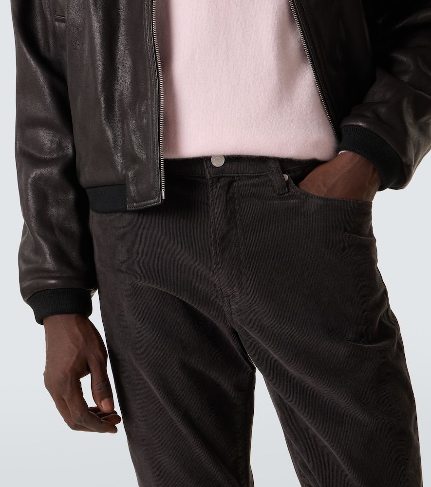 Pantalones slim L' Slim de pana de algodón - Frame - Modalova