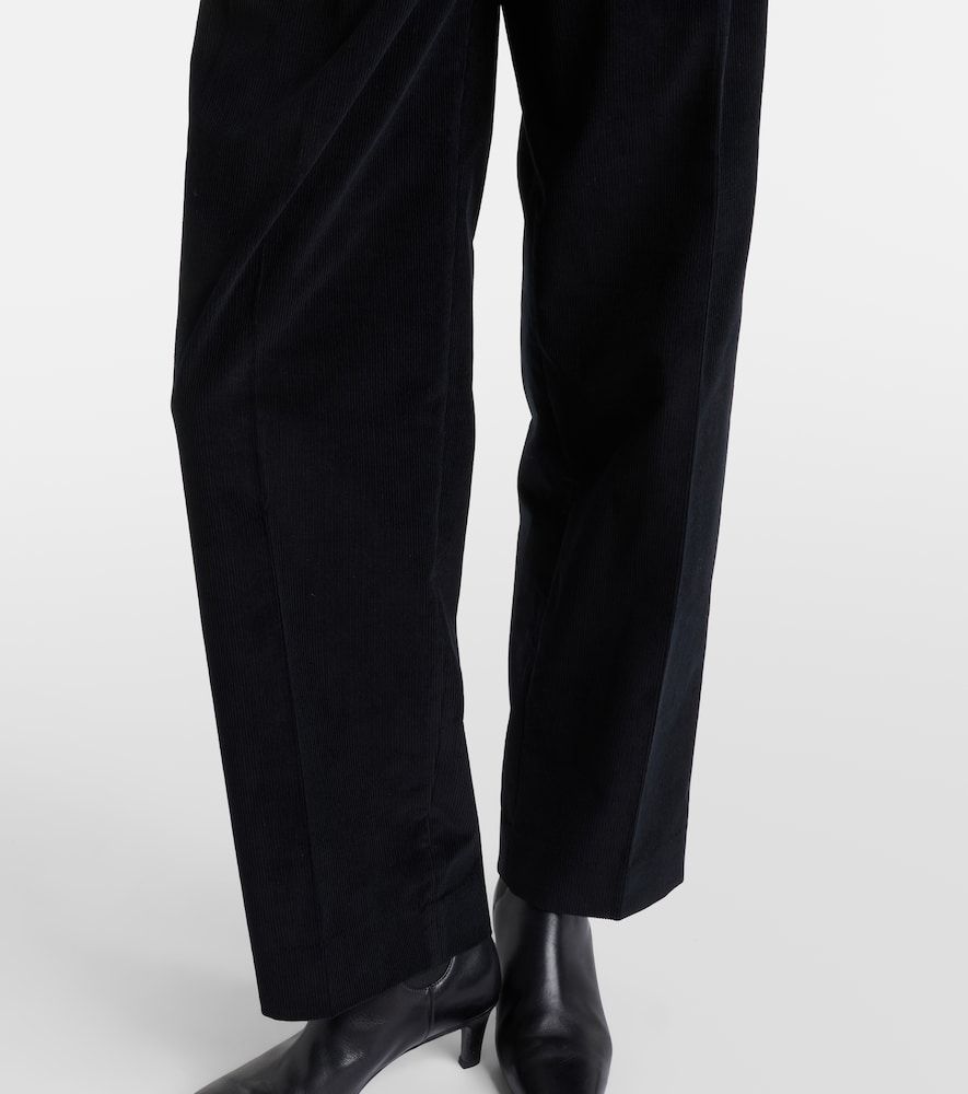 Pantalones anchos Deep Pleat de pana de algodón - Toteme - Modalova