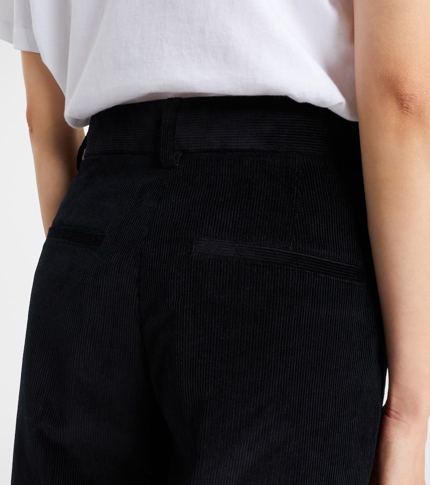 Pantalones anchos Deep Pleat de pana de algodón - Toteme - Modalova