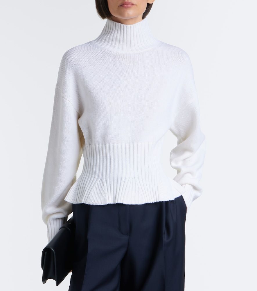 Wool and cashmere mockneck sweater - Jardin des Orangers - Modalova
