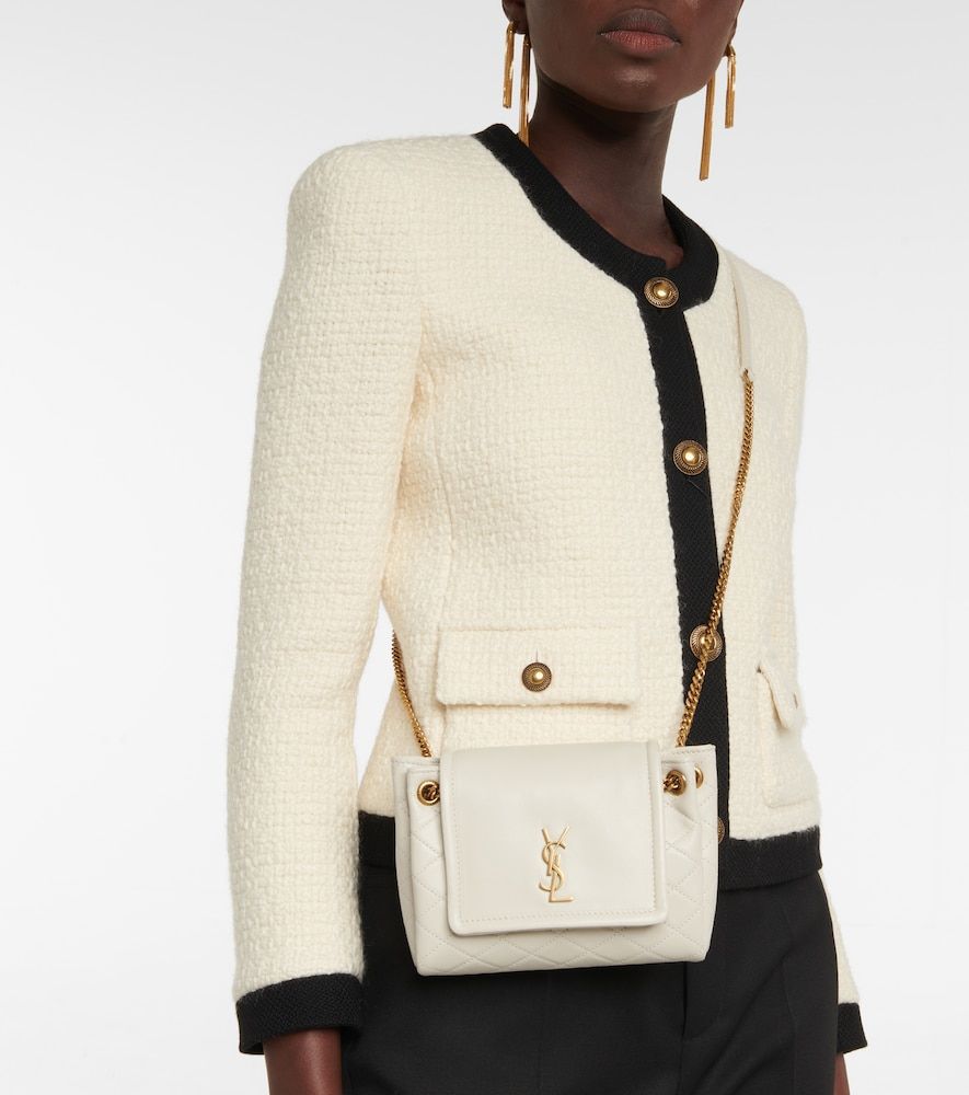 Nolita Mini leather shoulder bag - Saint Laurent - Modalova