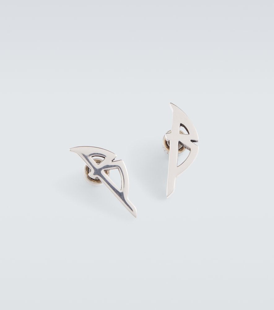 Balenciaga Typo logo earrings - Balenciaga - Modalova