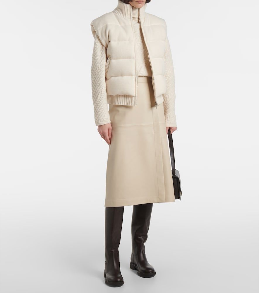 Jersey de cuello alto trenzado de lana - Joseph - Modalova