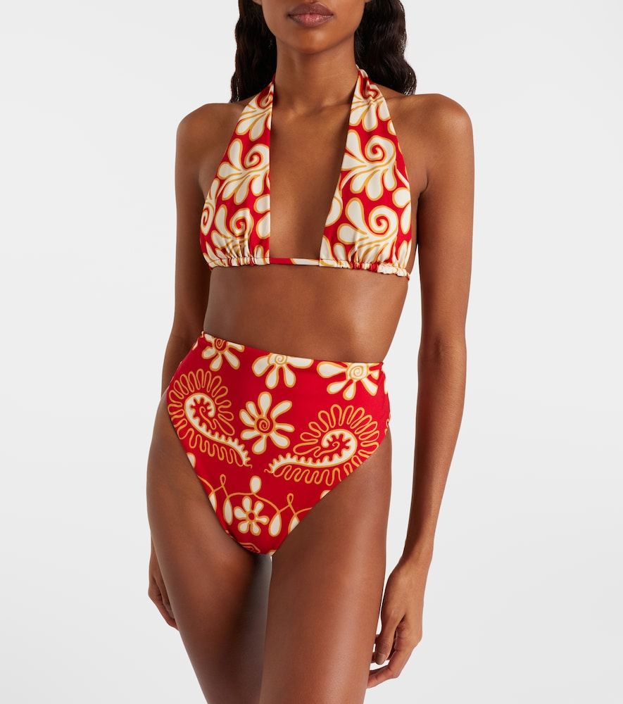 Slip bikini Lulu a vita alta - Cala de la Cruz - Modalova