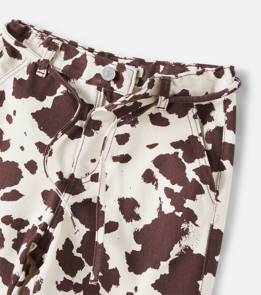 Pantalones de algodón estampados - The New Society - Modalova