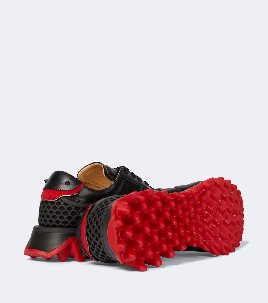 Loubishark leather sneakers - Christian Louboutin - Modalova