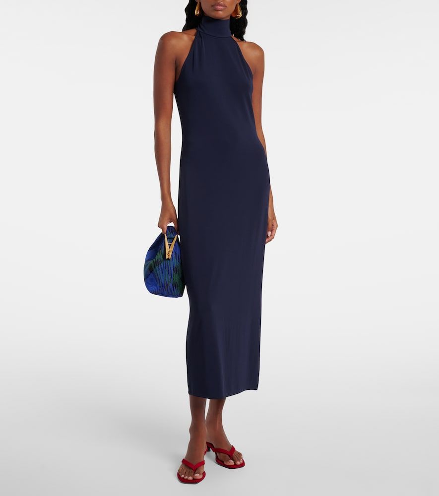 High-neck jersey maxi dress - Polo Ralph Lauren - Modalova