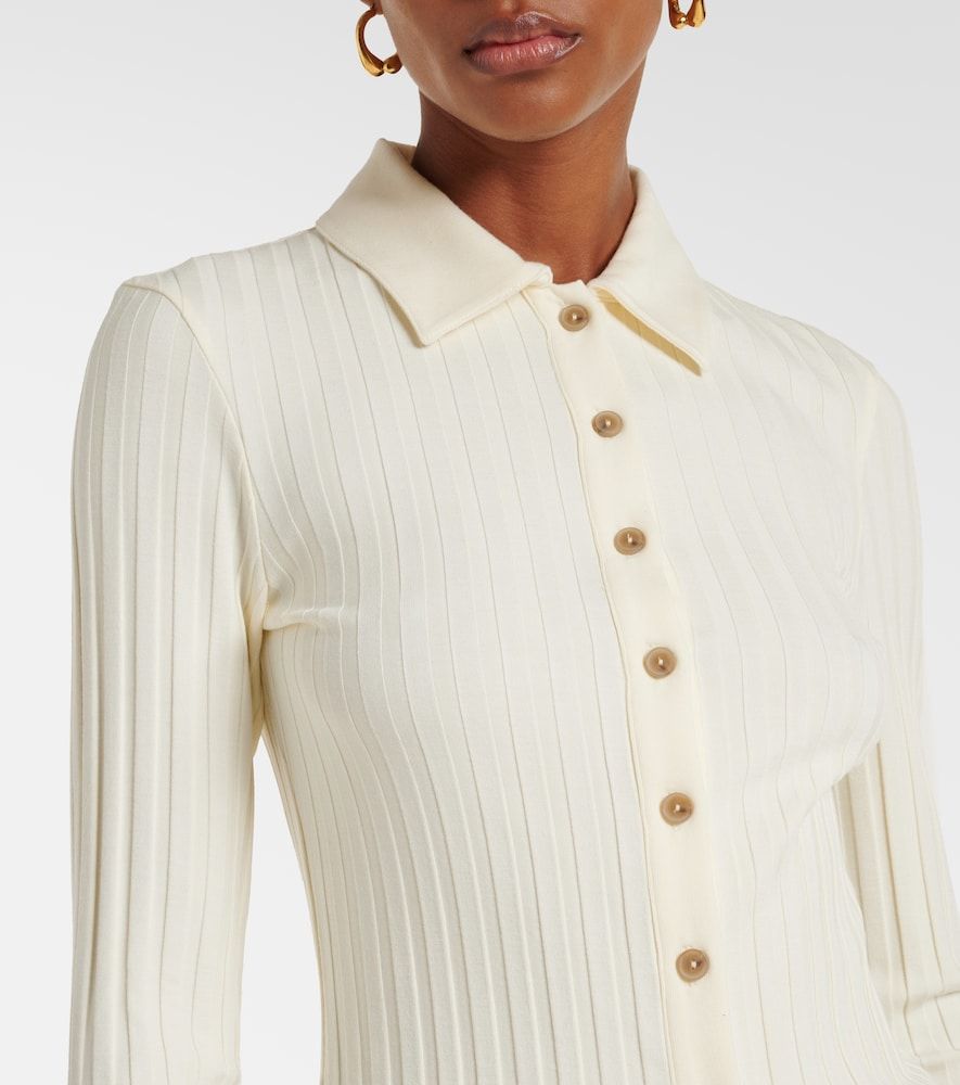 Vince Cardigan in maglia a coste - Vince - Modalova