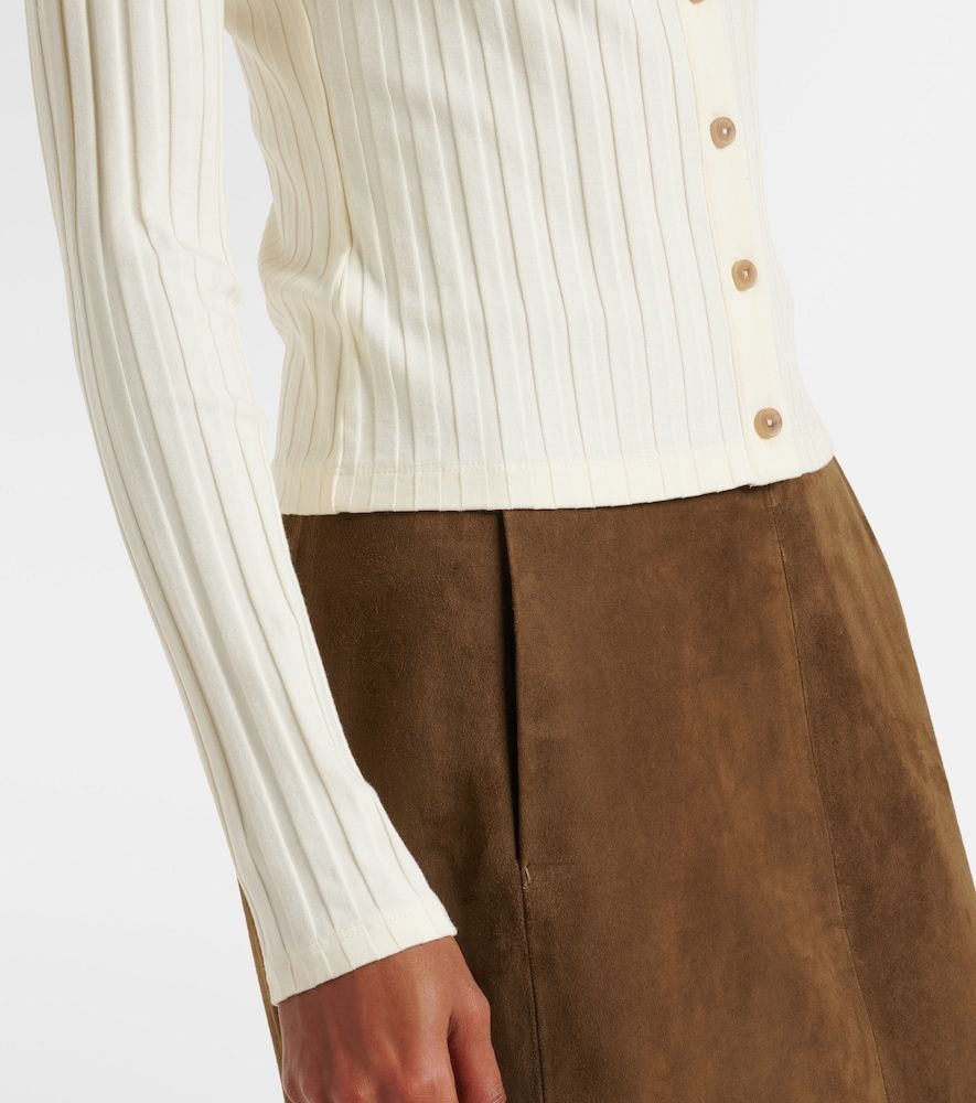 Vince Cardigan in maglia a coste - Vince - Modalova