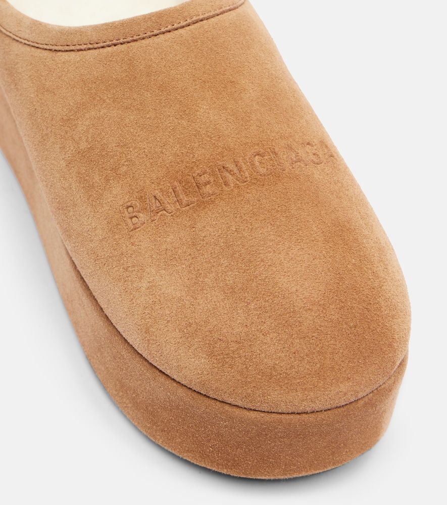 Slippers Alaska aus Veloursleder - Balenciaga - Modalova