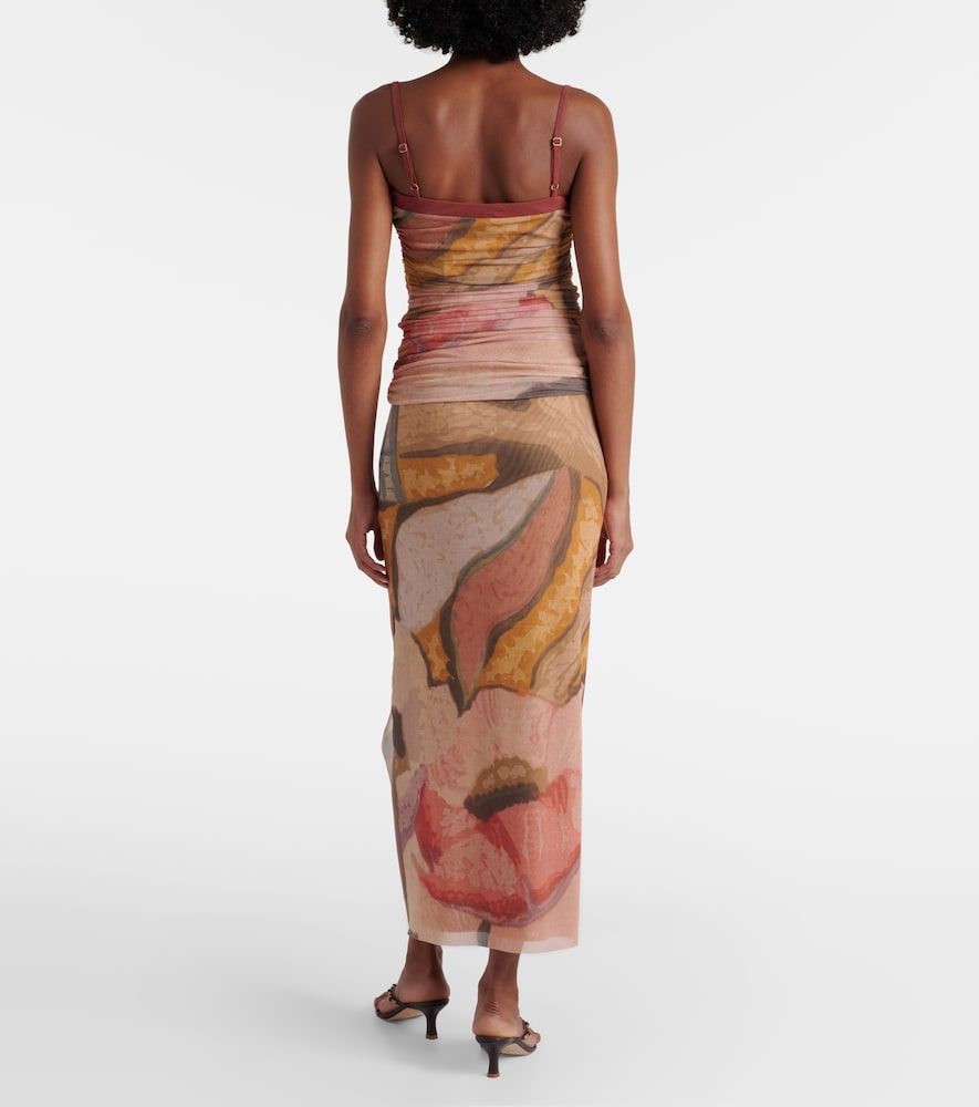 SIR Printed mesh maxi skirt - SIR - Modalova
