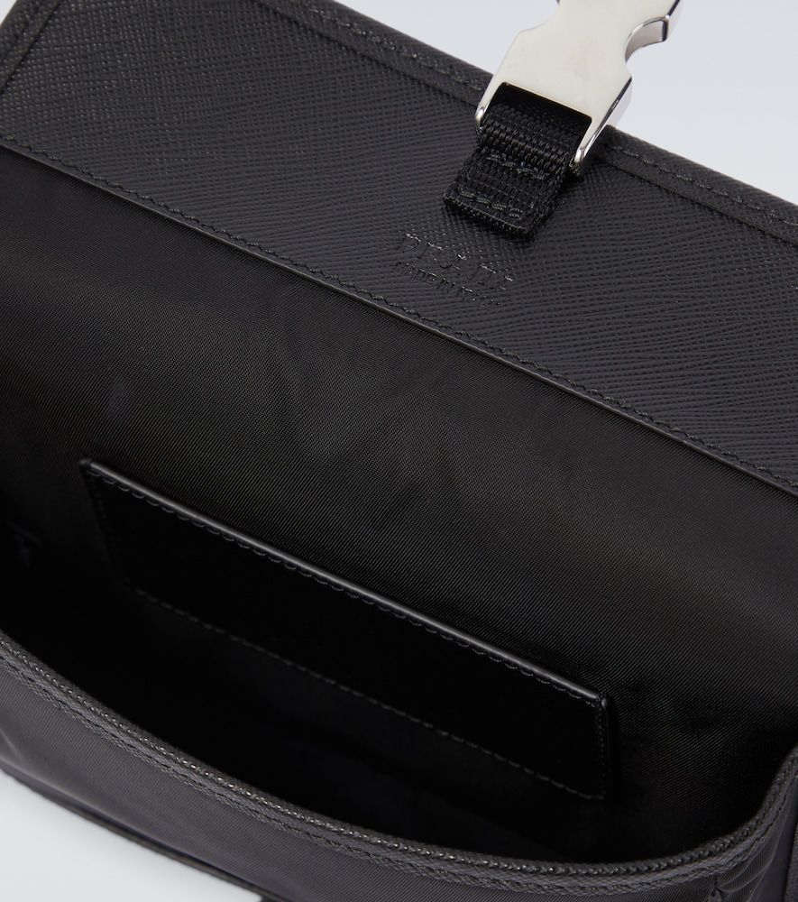 Bolso al hombro de Re-Nylon con piel - Prada - Modalova