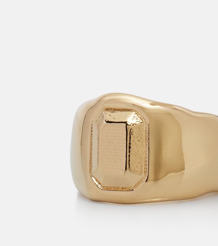 Anillo chapado en oro - Oscar de la Renta - Modalova