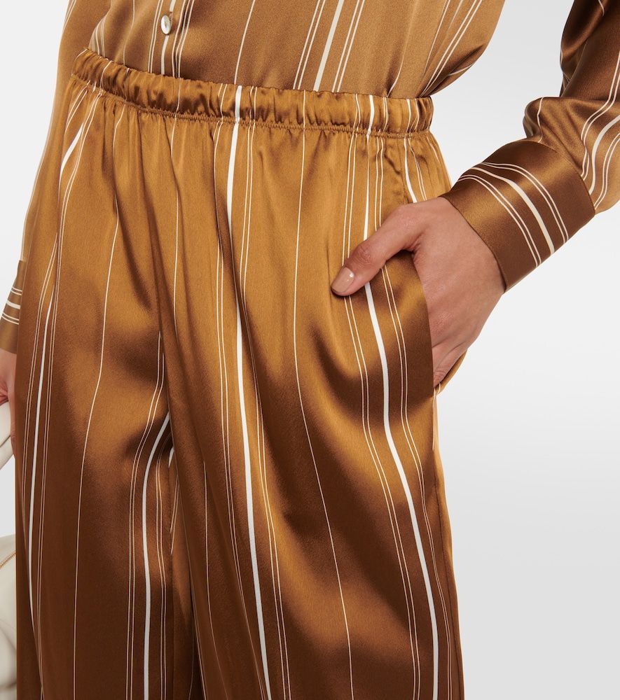 Pantalones de tiro alto a rayas - Vince - Modalova