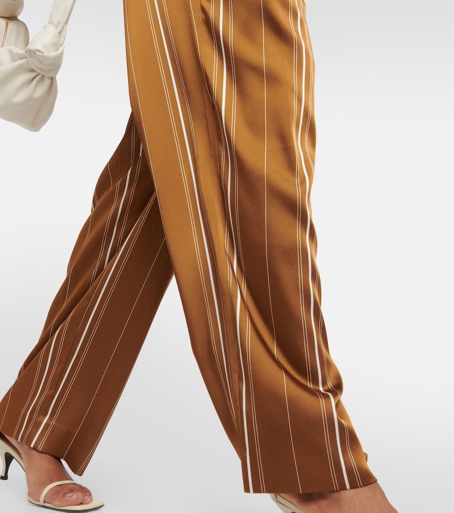 Pantalones de tiro alto a rayas - Vince - Modalova