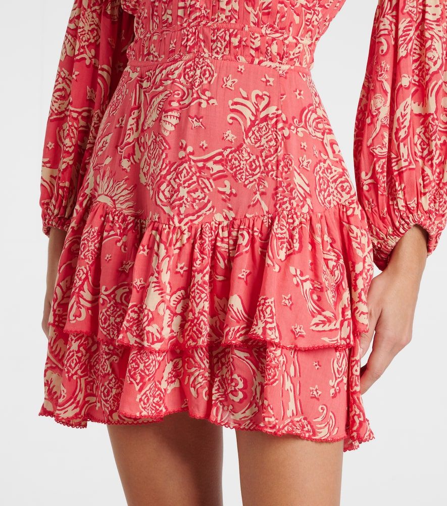 Vestido corto Chiara estampado - Poupette St Barth - Modalova
