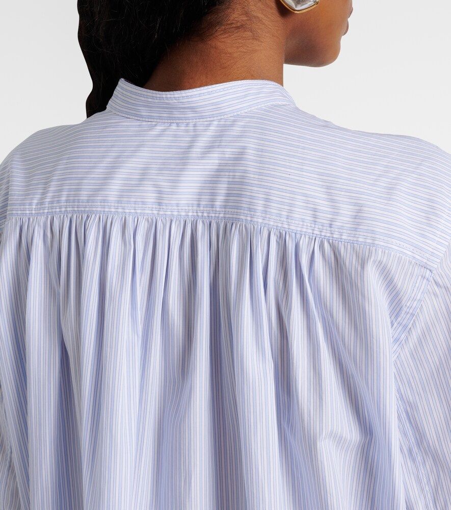 Striped cotton shirt dress - Bottega Veneta - Modalova