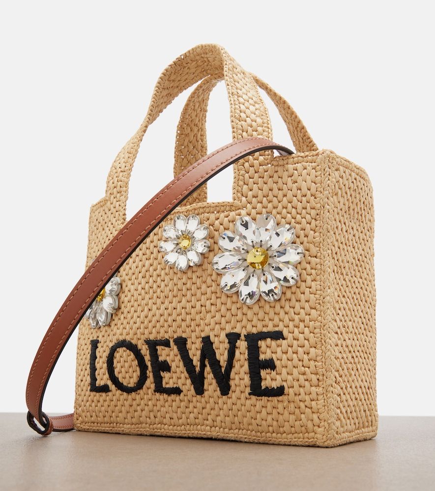 Bolso Paula's Ibiza de rafia adornado - Loewe - Modalova
