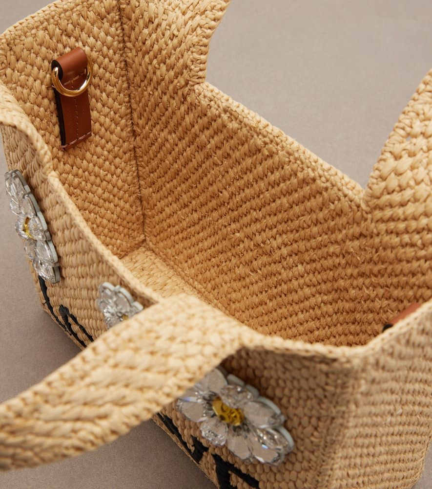 Bolso Paula's Ibiza de rafia adornado - Loewe - Modalova