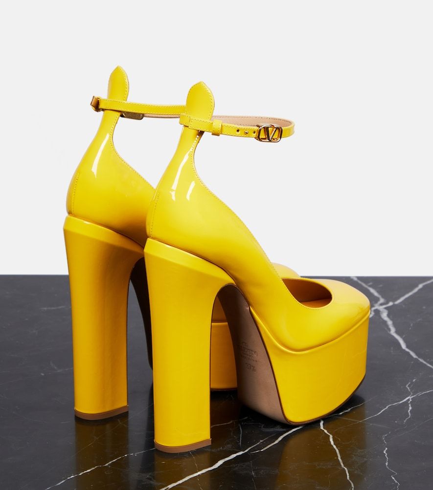 Plateau-Pumps Tan-Go 155 aus Lackleder - Valentino Garavani - Modalova