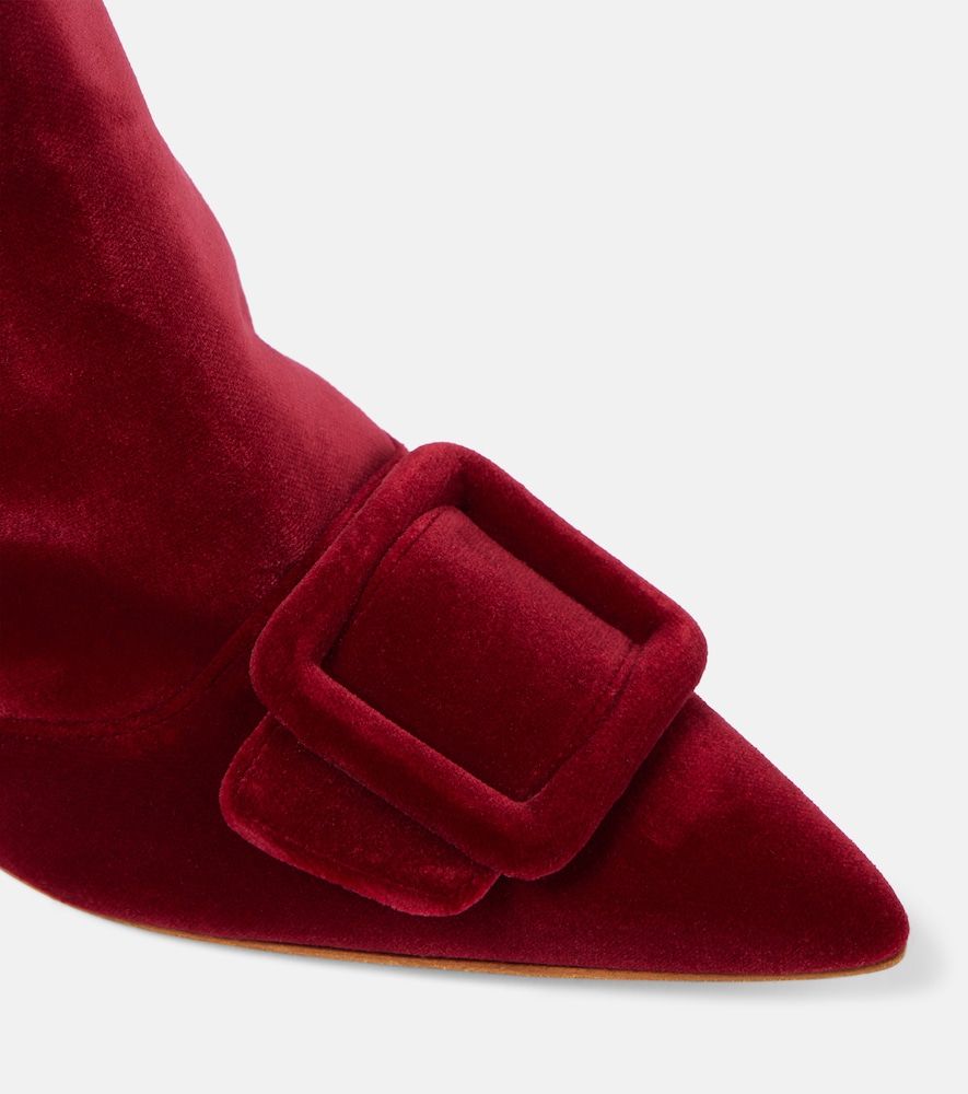Ankle Boots Baylow 60 aus Samt - Manolo Blahnik - Modalova