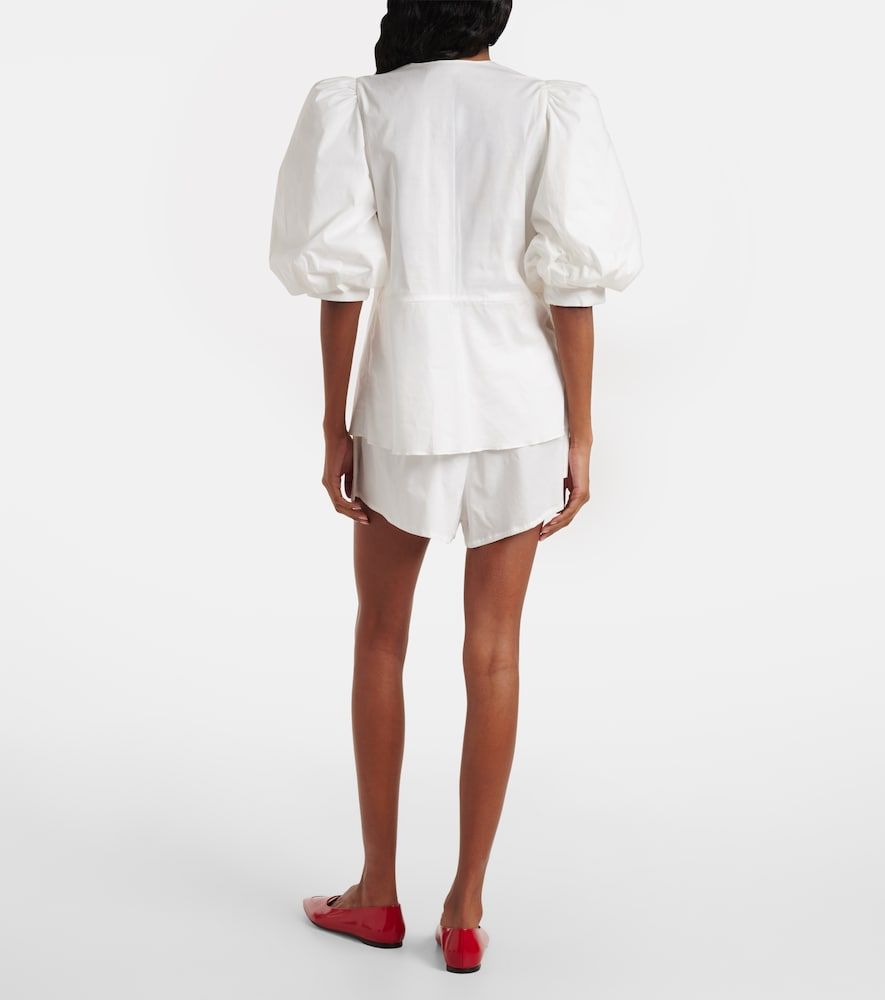 Blusa cropped Solid in cotone - Adriana Degreas - Modalova