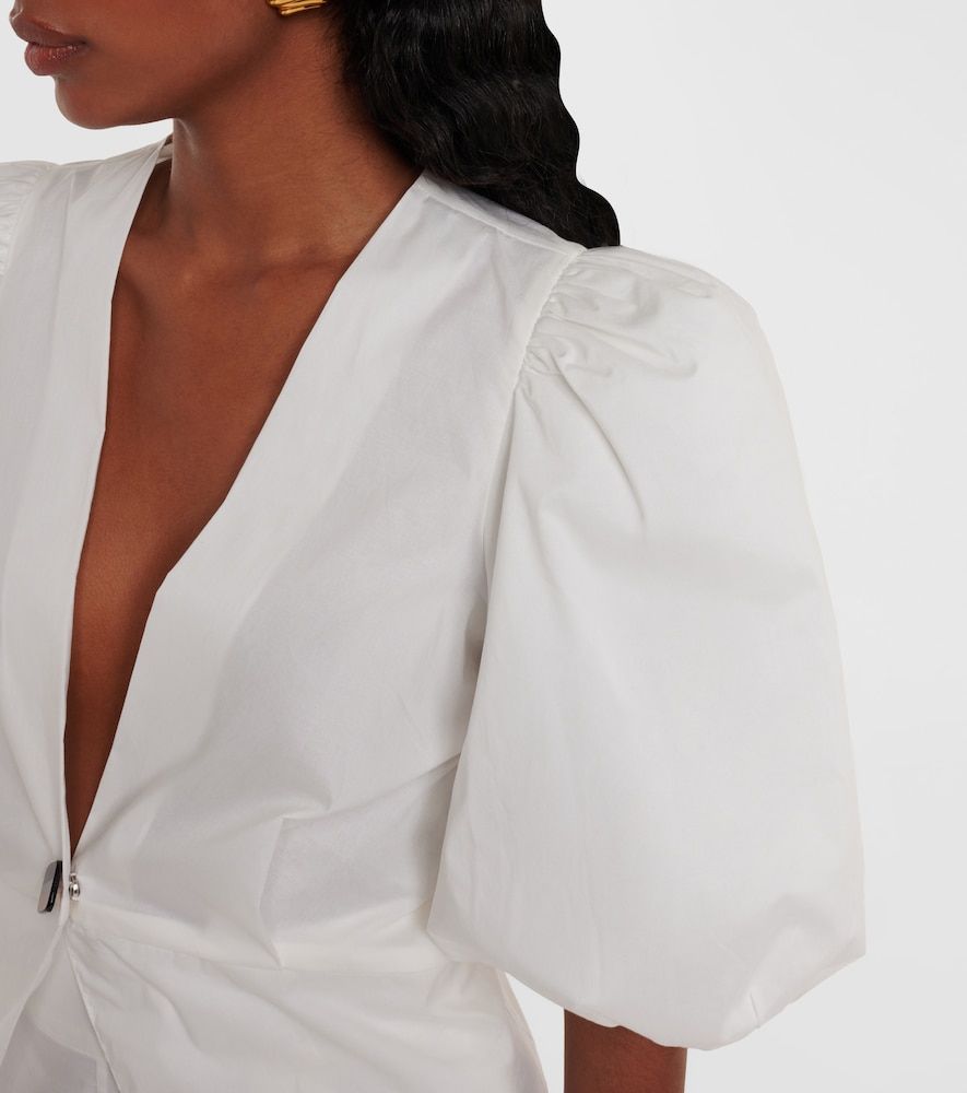 Blusa cropped Solid de algodón - Adriana Degreas - Modalova