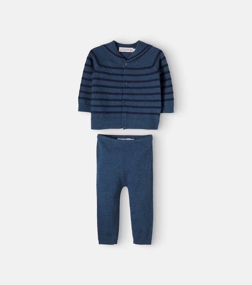 Bebé - set de cárdigan y pantalones Laslo de lana y algodón - Bonpoint - Modalova